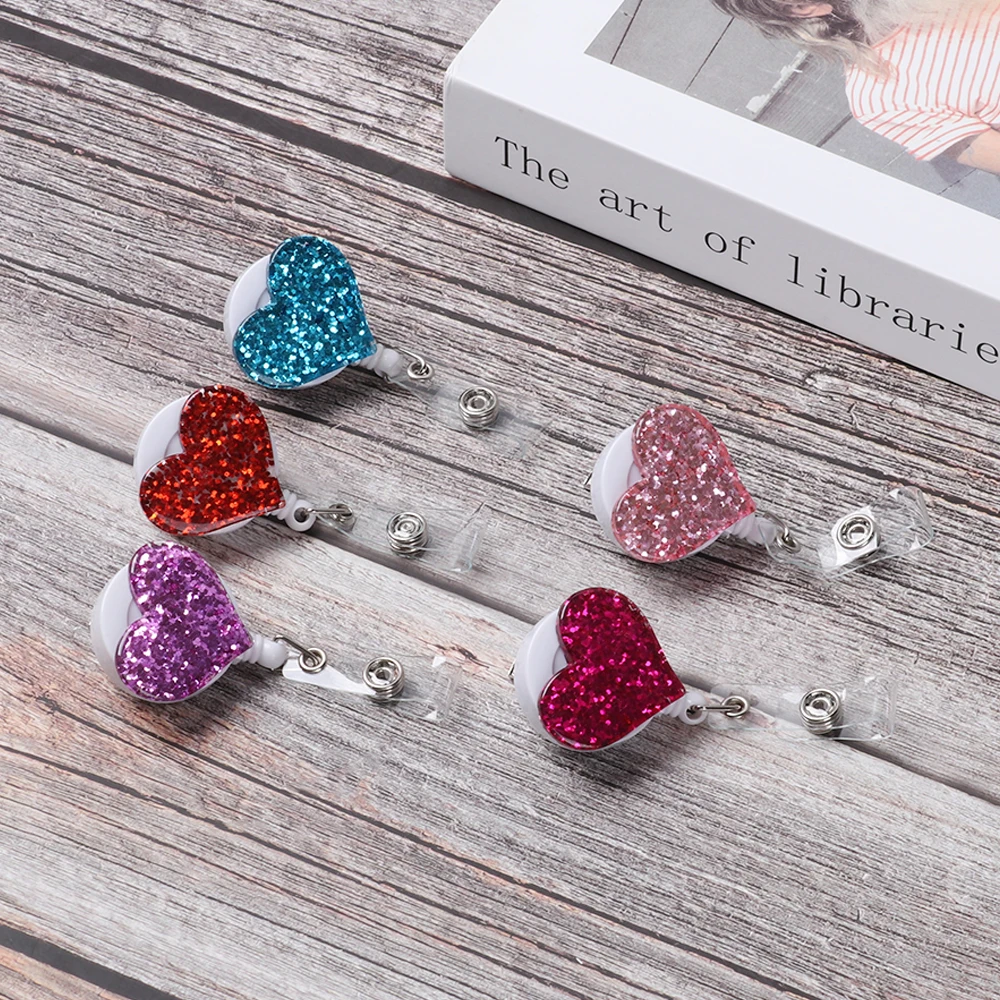 1 шт. выдвижной значок медсестры катушка Клип Модный горный хрусталь аксессуар