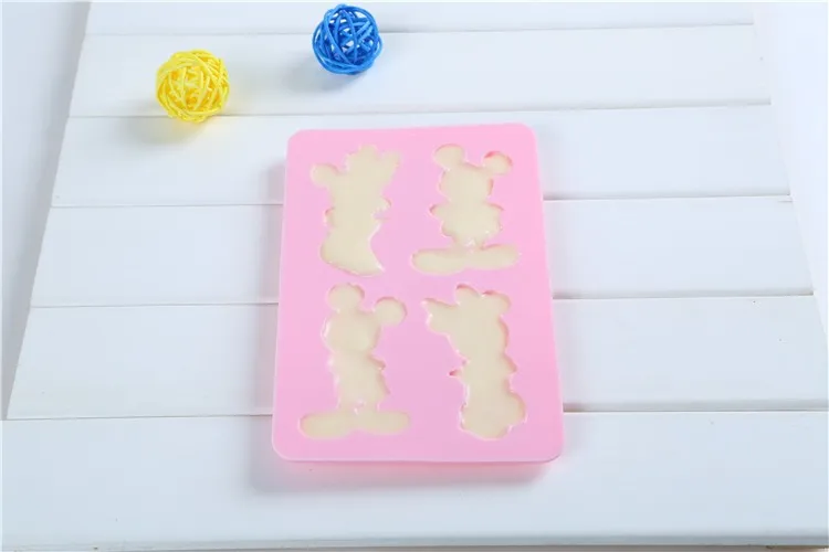 

100% Food Grade Silicone Mold Animals Cartoon Lollipop Choclate Cake Budding Jelly Mould