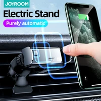 electric car phone holder stand for iphone samsung xiaomi huawei auto lock open mobile phone air vent clip mount holder in car