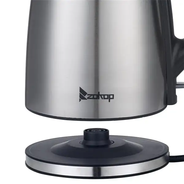 

1.8L Stainless Steel Electric Kettle US Standard ZOKOP HD-1608 110V 1500W kitchen appliances Thermal Insulation Teapot