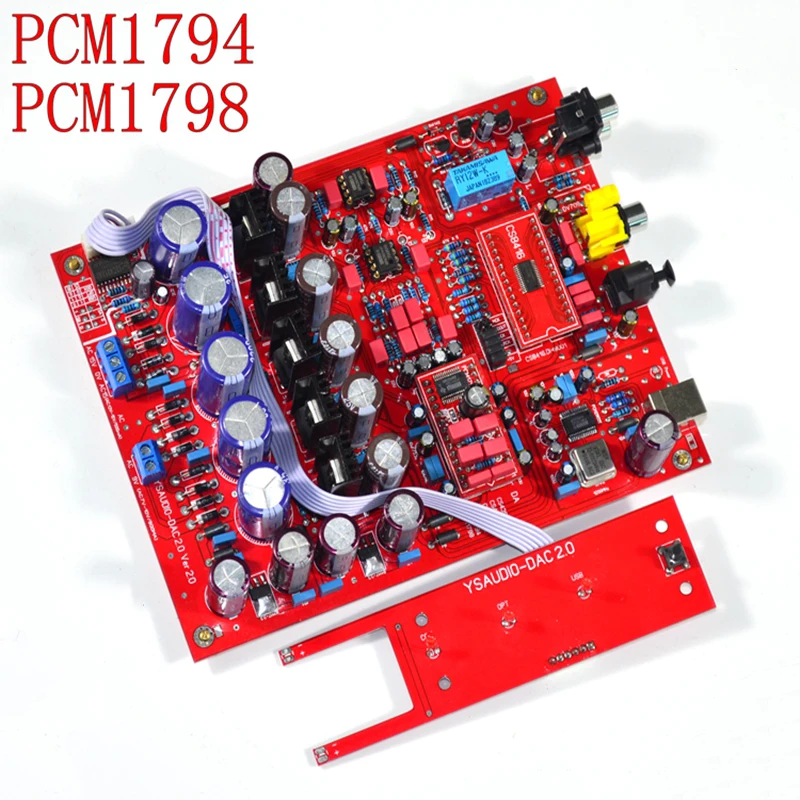 Аудио декодер Lusya PCM1794/PCM1798 CS8416 коаксиальный usb оптоволоконный ЦАП 24 бит 192K