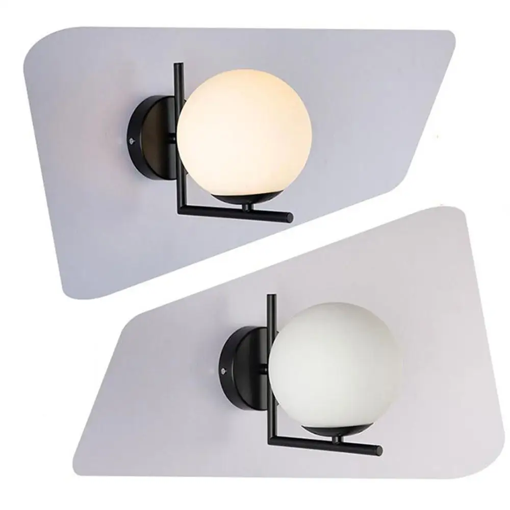 Настенное бра среднего века настенный светильник черного белого и золотого