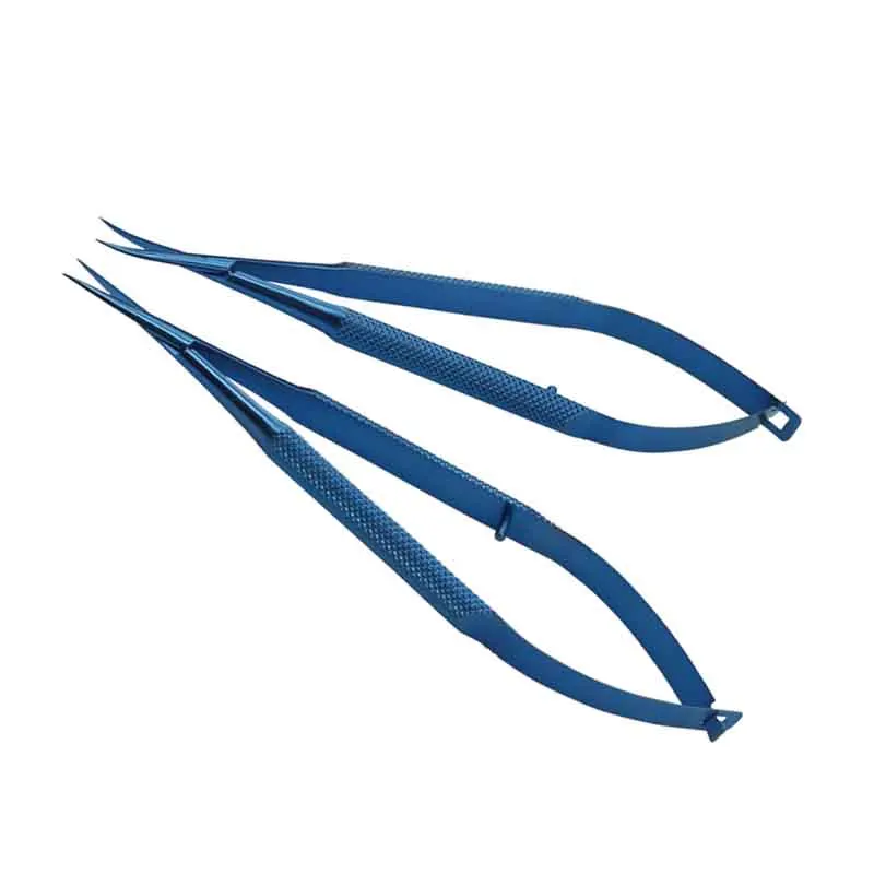 Микроскопические инструменты 12 5 см микро ножницы зубчатые конъективы