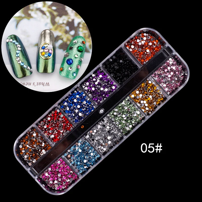 

31PCS/Set Nail Art Tool Kit Rhinestones Decorations Nail Brushes Dotting Pens Buffer Block Manicure Striping Tape Nail Stickers