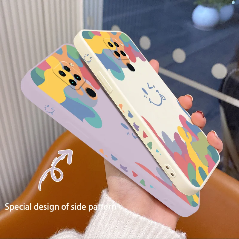 

Colorful Silicone Case For Xiaomi Redmi Note 10 10S 9T 9 8 7 Pro MAX Redmi 10 9 9A 9T K40 K30 K20 Pro Shockproof Phone Cover