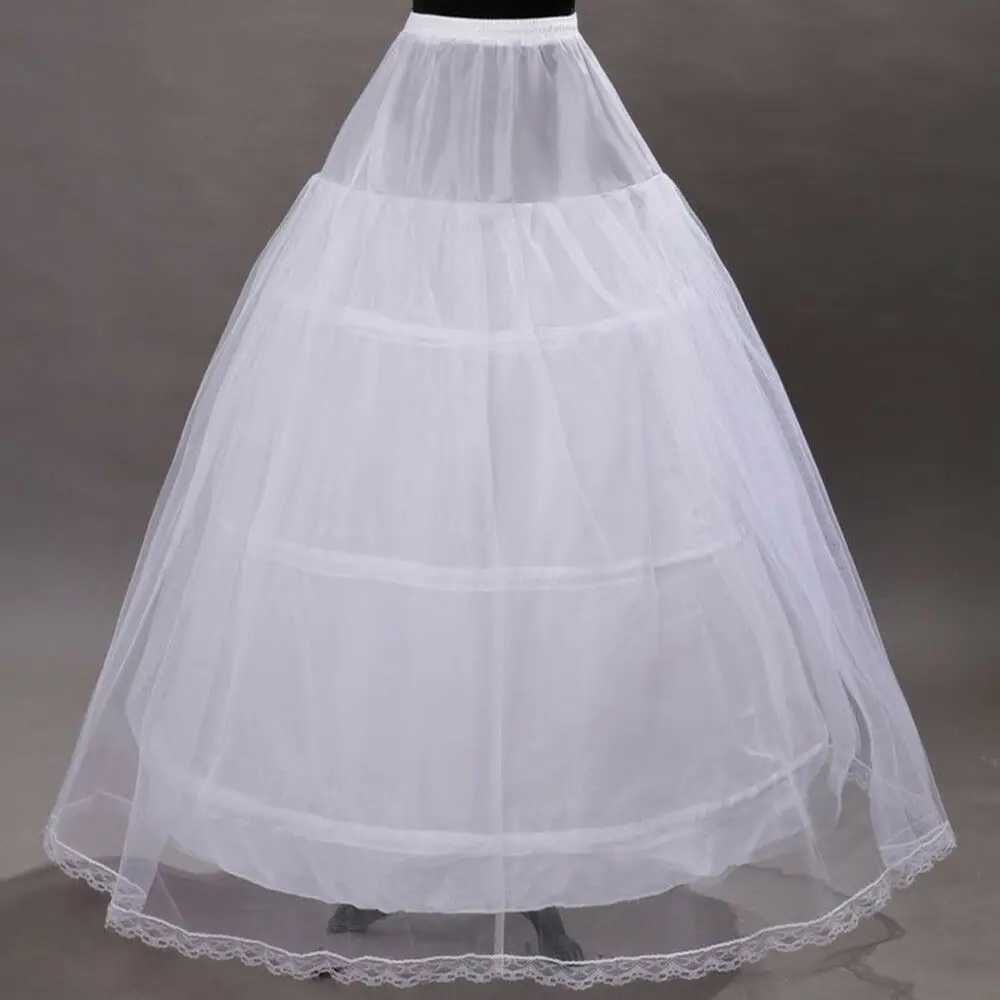 

3 Hoop Wedding Petticoat For Wedding Bridal Underskirt Crinoline 2022