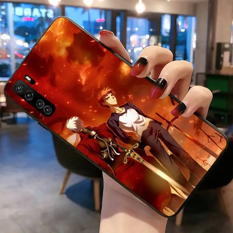 

Fate Stay Night Phone Case for Huawei P20 P30 P40 lite E Pro Mate 30 20 Pro P Smart 2020 P10