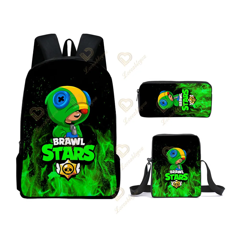 Мужской комплект из 3 предметов большой рюкзак с вороной и леопардовым покрытием