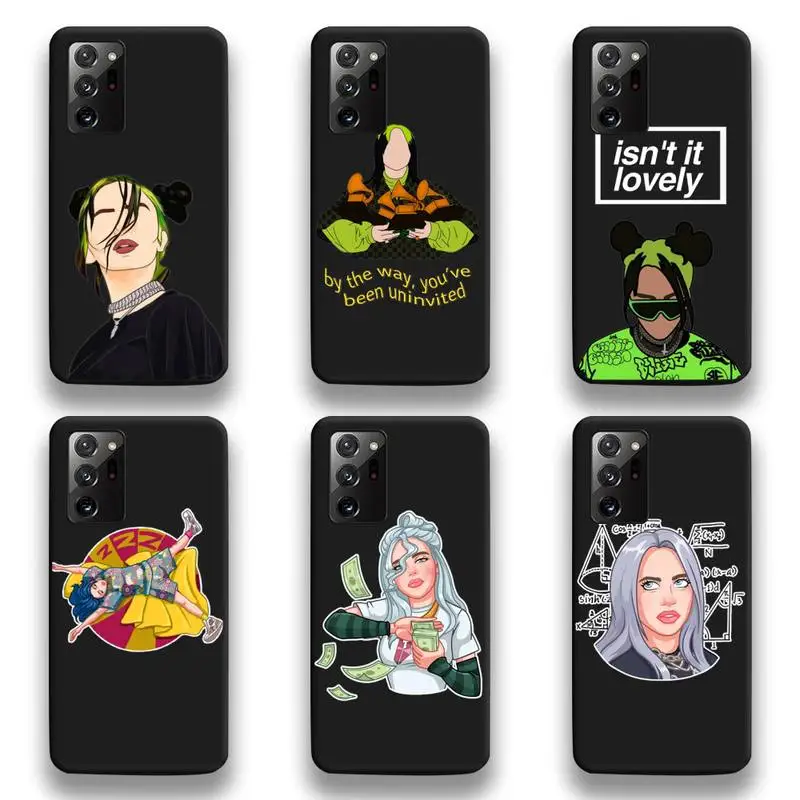 

Cute Singer Girl Phone Case For Samsung Galaxy Note20 ultra 7 8 9 10 Plus lite M51 M21 M31S J8 2018 Prime