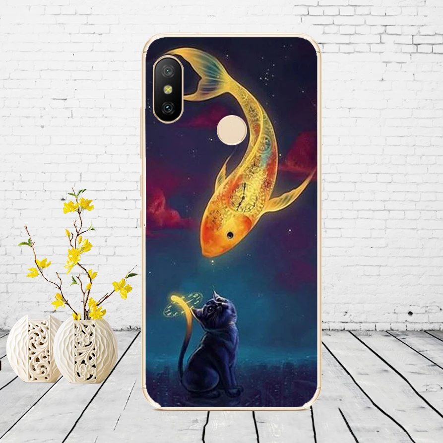 K26 Силиконовый чехол для Xiaomi mi A2 LITE, чехол с полной защитой, мягкая задняя крышка из ТПУ, чехол для телефона s для Xio mi A2 LITE, бампер - Цвет: K26