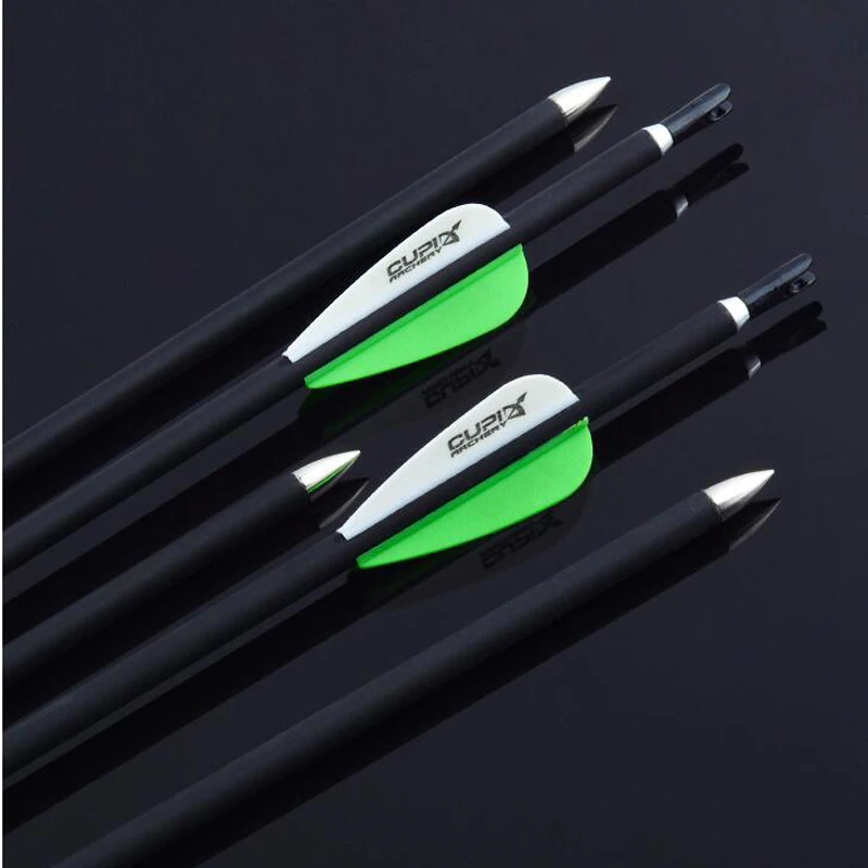 6/12 шт 81 5 см стрельба из лука Mix углеродную стрелу Охота позвоночника 800 ID4.2mm OD6.0mm