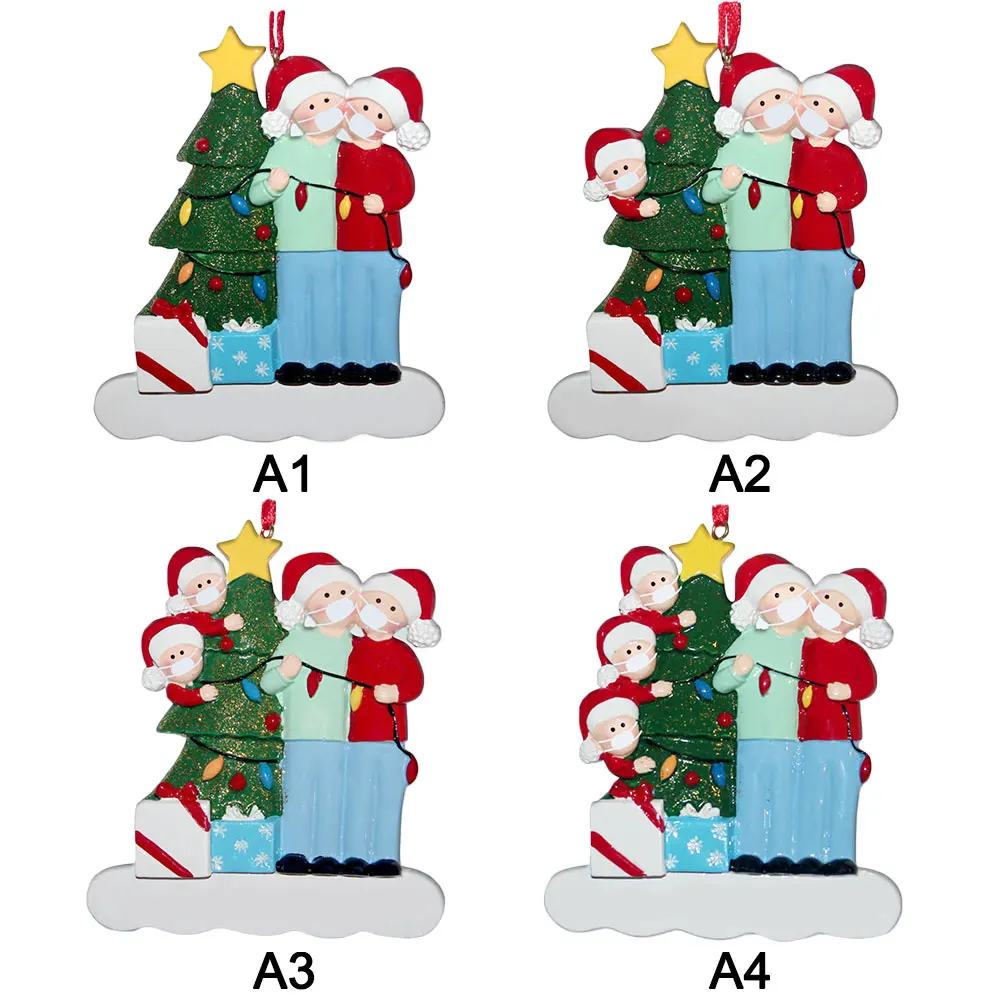 2020 Рождественское украшение индивидуальное подвесное пластиковая подвеска с