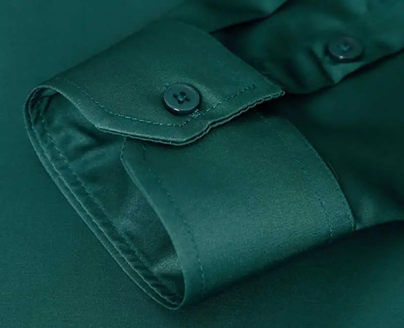 Orange Superfine Fabric Shirt Men 2021 Brand New Elastic Slim Fit Long Sleeve Mens Dress Shirts Non-iron Casual Formal Chemise