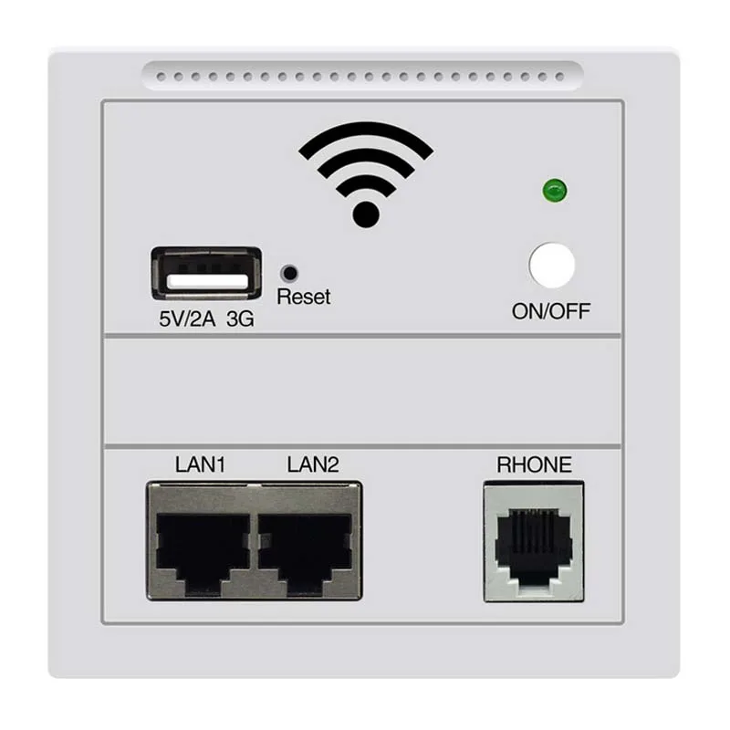 300 Мбит/с 220 В мощность AP 86 Режим реле умный беспроводной Wi-Fi ретранслятор расширитель настенный Встроенный 3G маршрутизатор панель сетевой разъем USB - Цвет: white