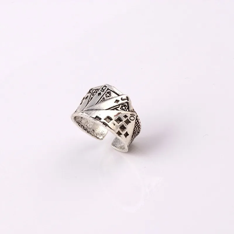 Европейская и американская мода индивидуальное кольцо для игральных карт