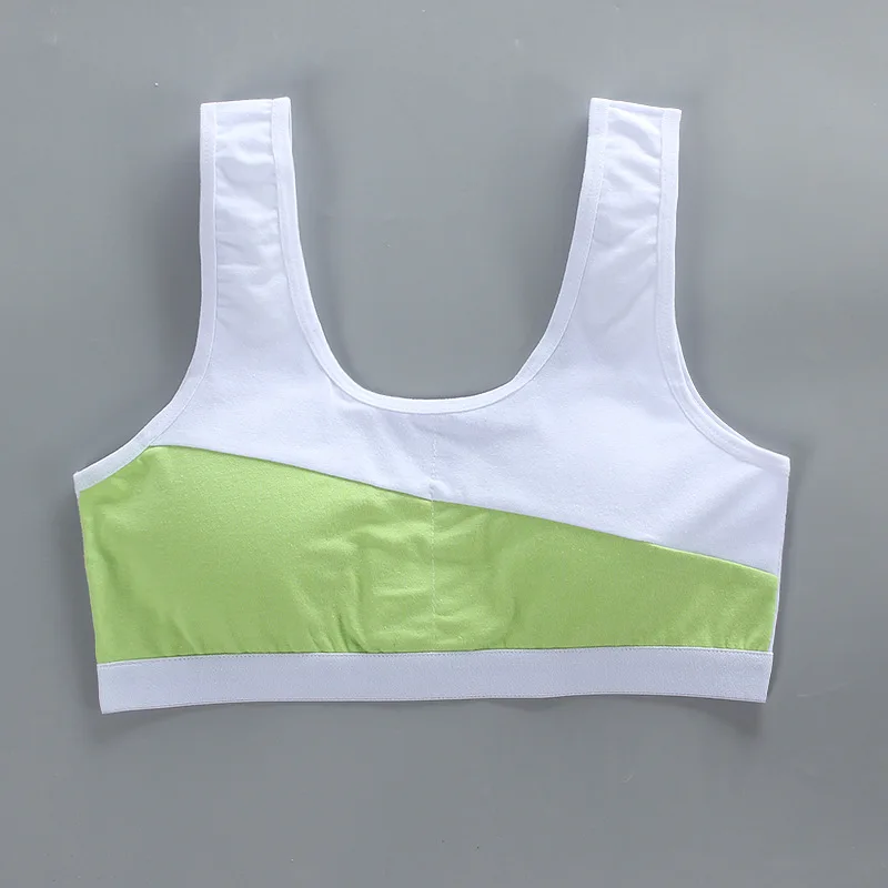 

Girls Bras Vests Underwear Cotton Inserts Removable White Tube Top Lingerie Bralette Wholesale Lots 4 Pcs Padded Crop Top