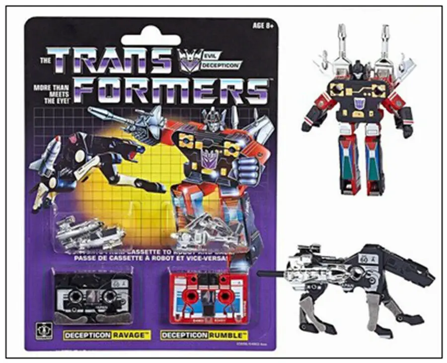 Новая игрушка-трансформер G1 Rumble &amp Ravage 2019 в наличии | Игрушки и хобби