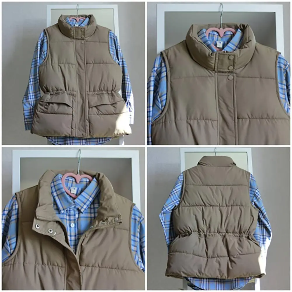 Новинка Осенний жилет женский зимний короткий новый корейский хлопковый с