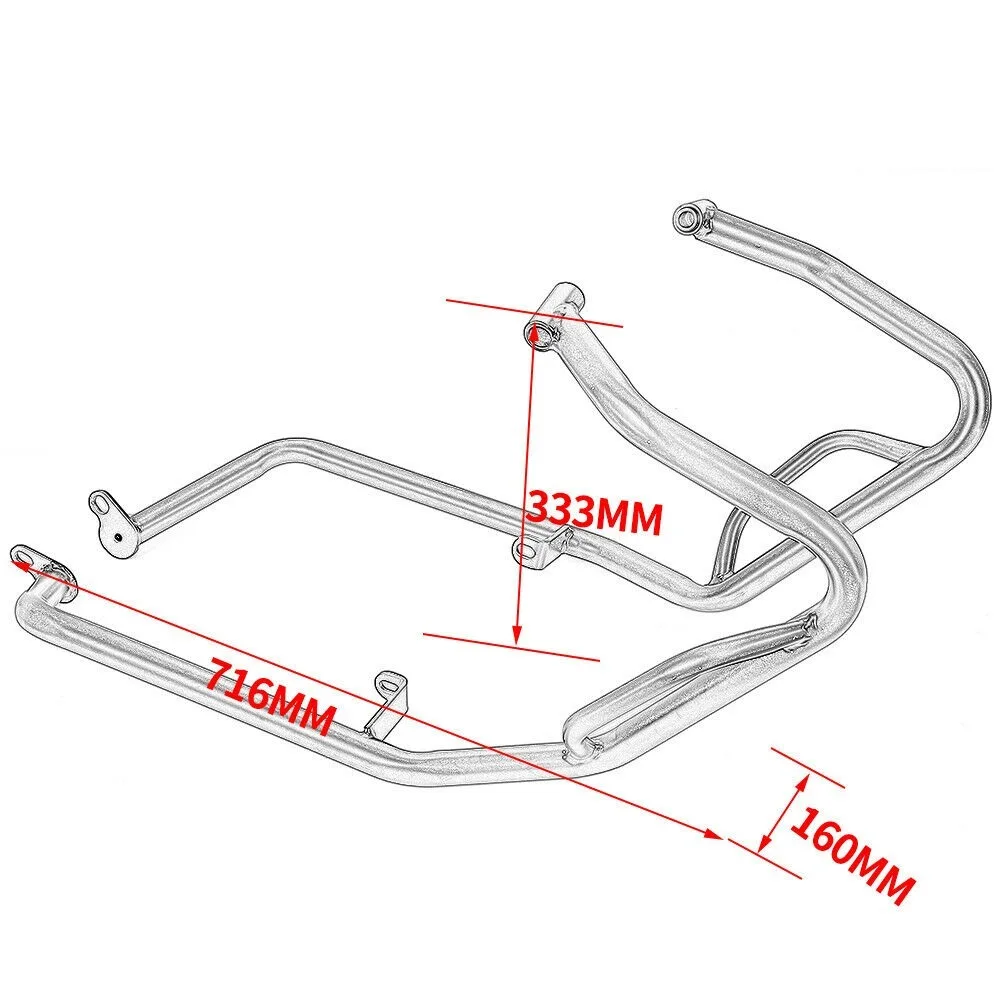 Мотоциклетная стальная Нижняя защитная рамка для мотоцикла 2017 2019 Honda X ADV 750 2018