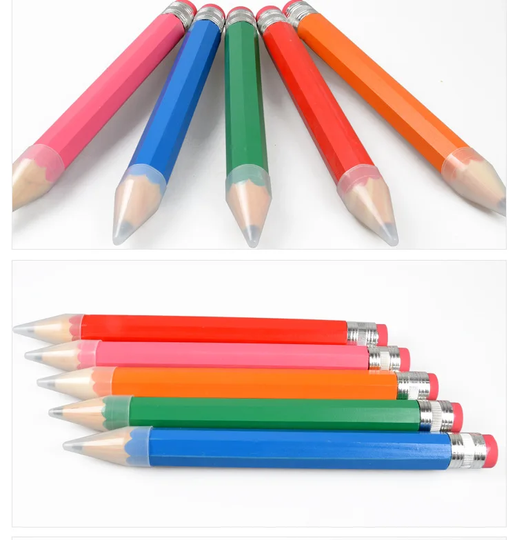 Большой цветной карандаш 35 см детский забавная игрушка смешная ручка подарок на