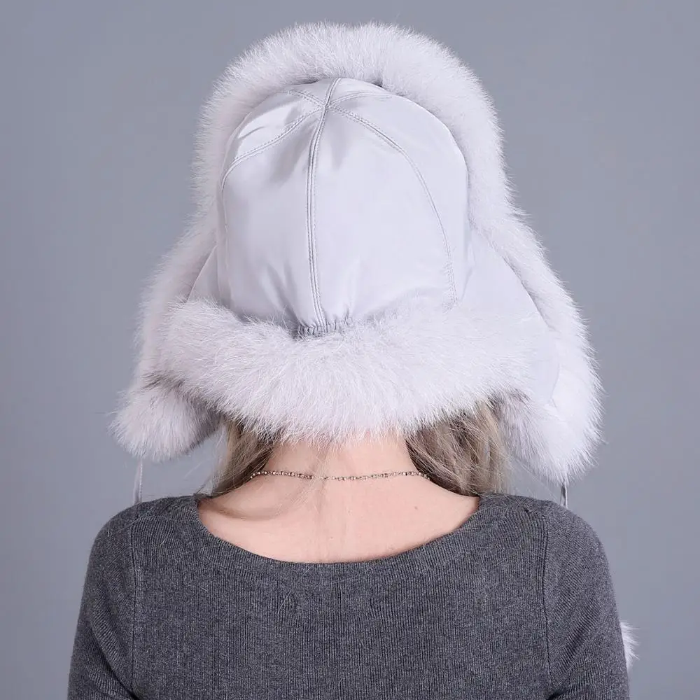 Хепберн бренд Русская кожа ручной работы женская одежда овчина шапка зимняя
