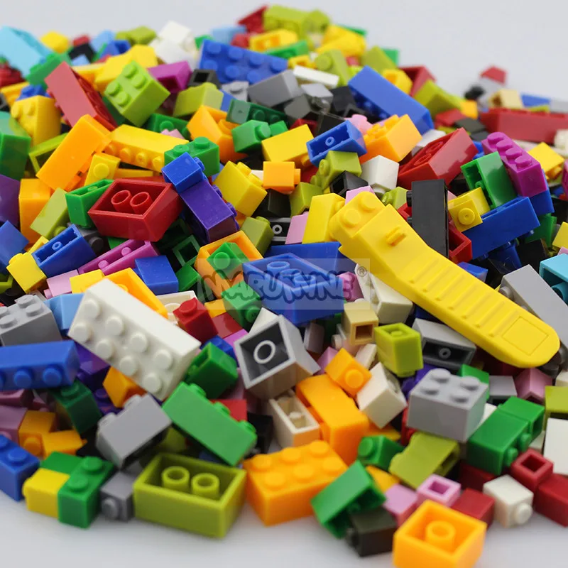 MARUMINE 1000PCS построить кирпичи совместим с Decool просветить блоки пиксель куб для