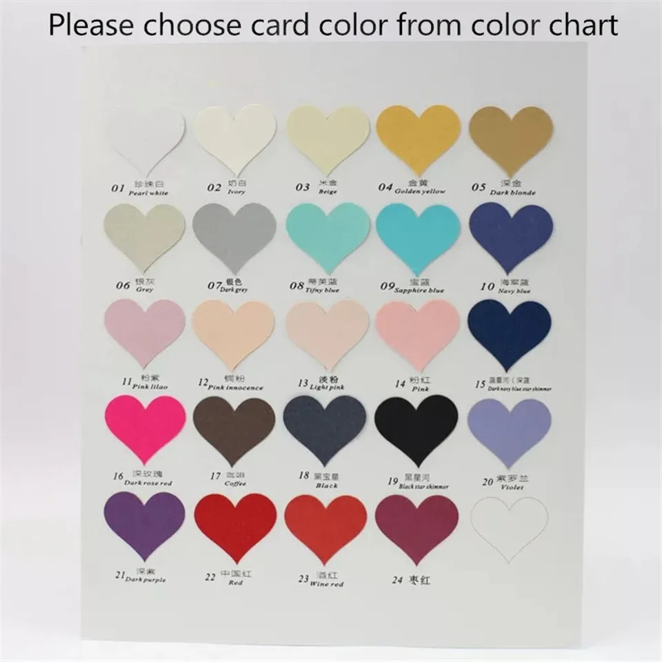 Современные свадебные приглашения цвета слоновой кости тройного сложения