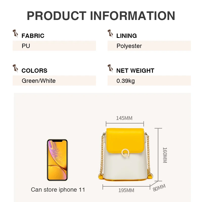 

2020 New Design Fashion Women Shoulder Bag Crossbody Bag A6203