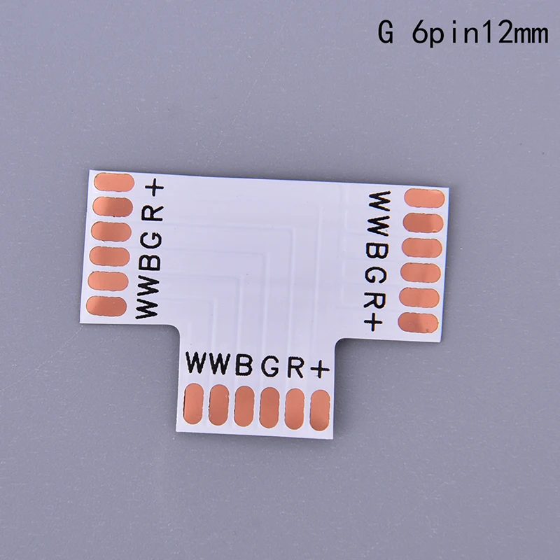 

5pcs 2Pin 3Pin 4Pin 5pin 6pin LED Connector 8 10 12mm T Shape Welding Adapter