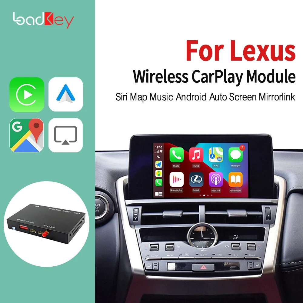 LoadKey & Carlinkit Автомобильный беспроводной декодер система Android для Lexus GS RX NX IS UX CT LS LC RC