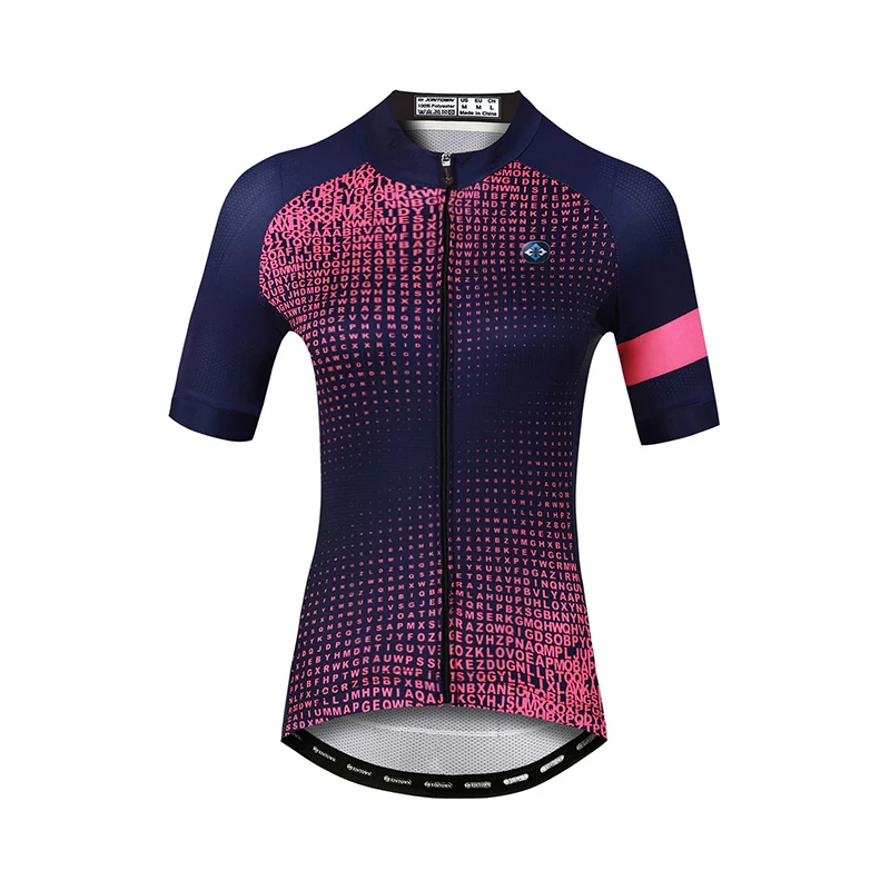 

2021 Females Cycling Jersey New Style Short Sleeve Bike Bicycle Jerseys Summer Breathable Cycling Sportswear Bicycle Top