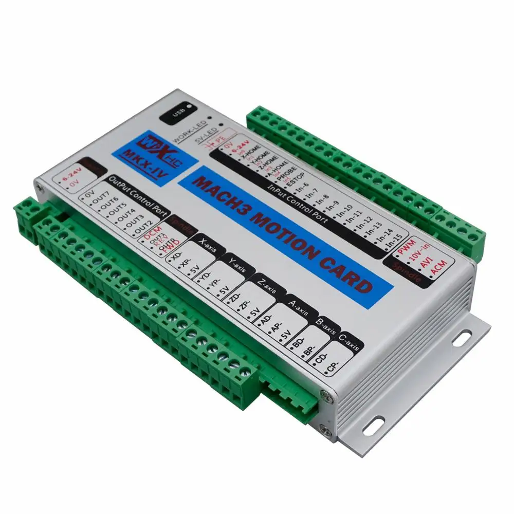 ECO SOURCES высокое качество MK4 IV Mach3 USB 400 кГц 4 оси CNC управление движением карты Breakout
