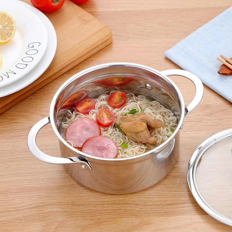 Мини горшочек из нержавеющей стали утолщенный суповый котел для каши газовая