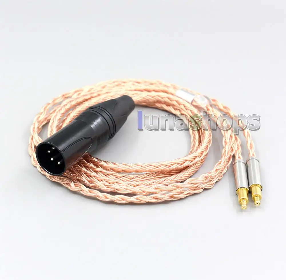 

LN006850 XLR 3 4 Pole 6.5mm 16 Core 7N OCC Headphone Cable For Audio Technica ATH-ADX5000 MSR7b 770 990H ESW950 SR9 ES750 ESW990