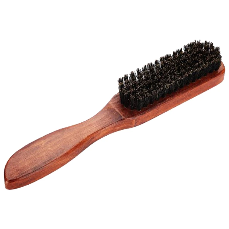 

Boar Bristle Shaving Brush Beard Brush Double-Sided Beard Comb Repair Type Cleaning Care Portable Travel Set