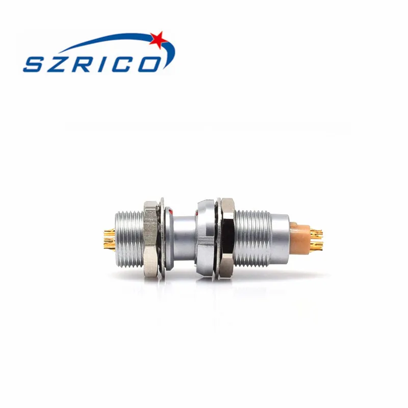

0B 2 3 4 5 6 7 9 Pin FAG Plug Male EGG Socket Female Metal Circular Connector