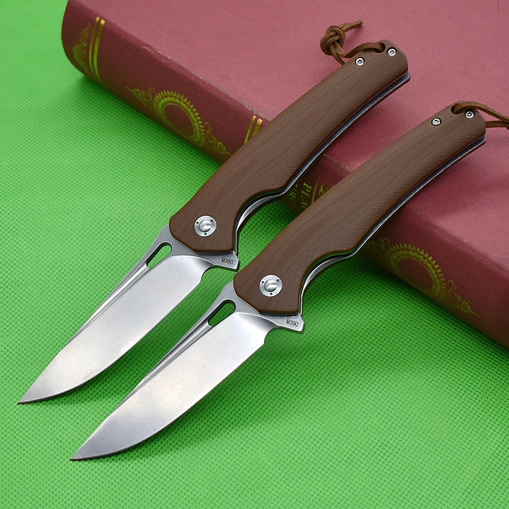 Стальной карманный складной нож M390 с ручкой G10 уличный военный тактический