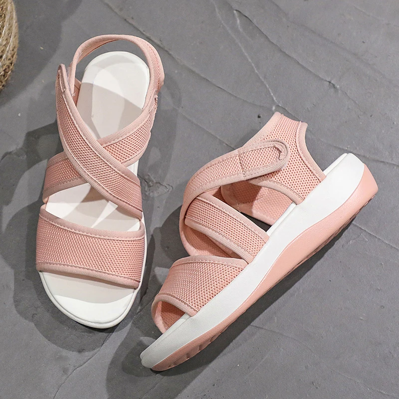 

Sexy Open-toed Women Sport Sandals Wedge Hollow Out Women Sandals Cool Outdoor Platform Shoes Women Beach Summer Shoes 2021 New
