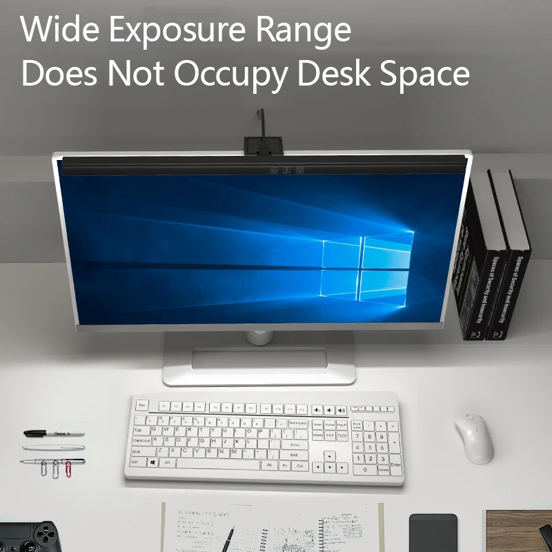 Настольная лампа монитора с плавным затемнением USB монитор для наблюдения за