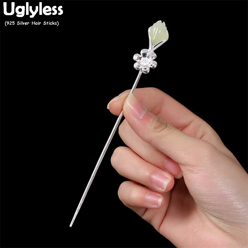 Женские винтажные элегантные вилки для волос без бликов однотонные тонкие