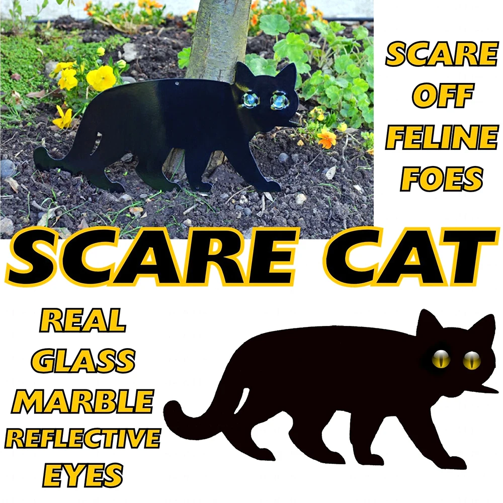 Garden Scare Cat Pest Deterrent Stop Control Repellent Scarer Nuisance Repel Get Scarecrow | Спорт и развлечения