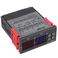 stc 3008 110 220v dual digital thermostat temperature controller for incubator thermostat hygrometer dehumidifier humidistat