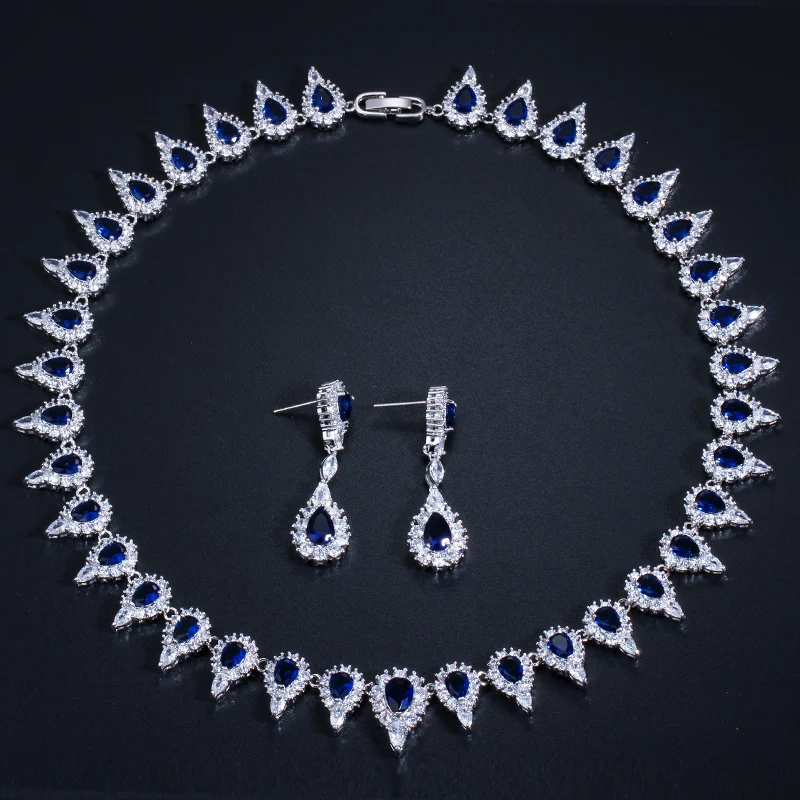 Женский костюм BeaQueen с блестящими Австрийскими кристаллами ювелирное украшение в