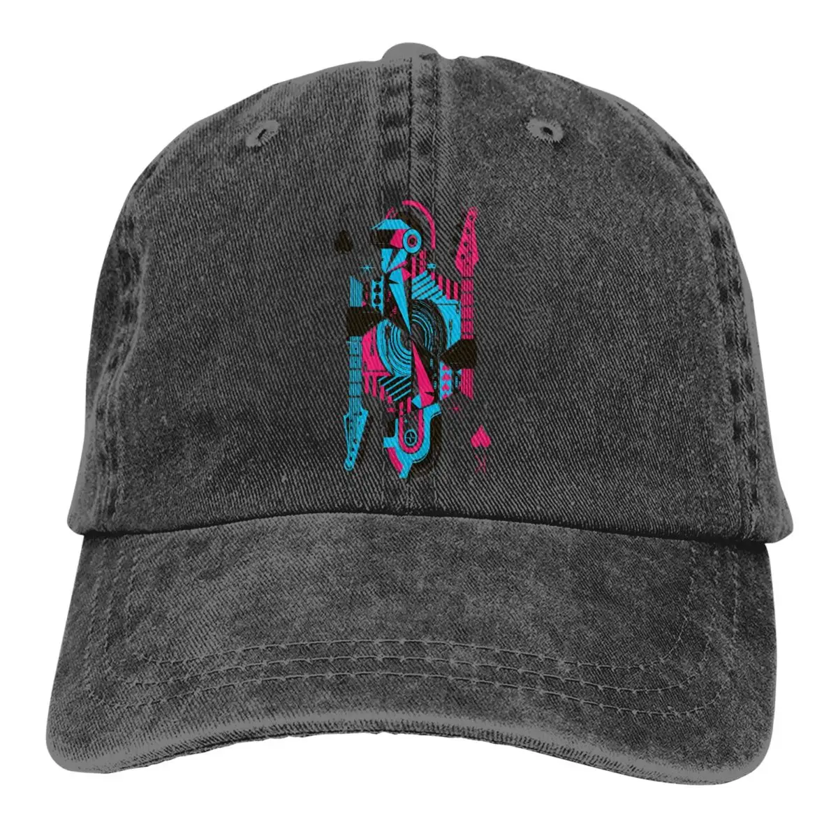 

Summer Cap Sun Visor Card Design Hip Hop Caps Draft Punk Electronic Production Band Cowboy Hat Peaked Hats