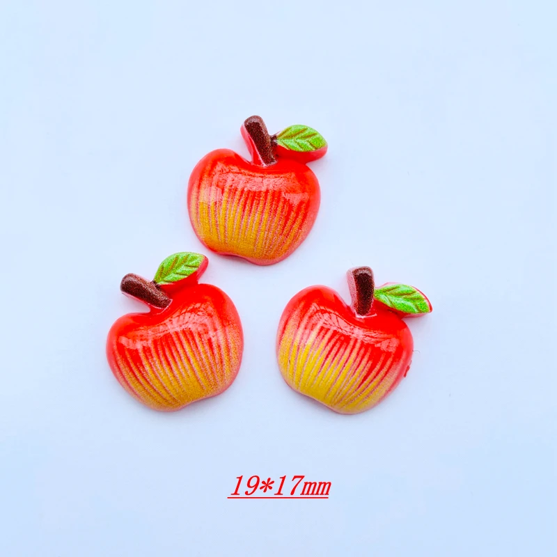 

20 шт. новых смолы, милые мультяшные фруктовые серии, альбом с плоской спинкой, украшение «сделай сам», аксессуары для корпуса мобильного телефона A101