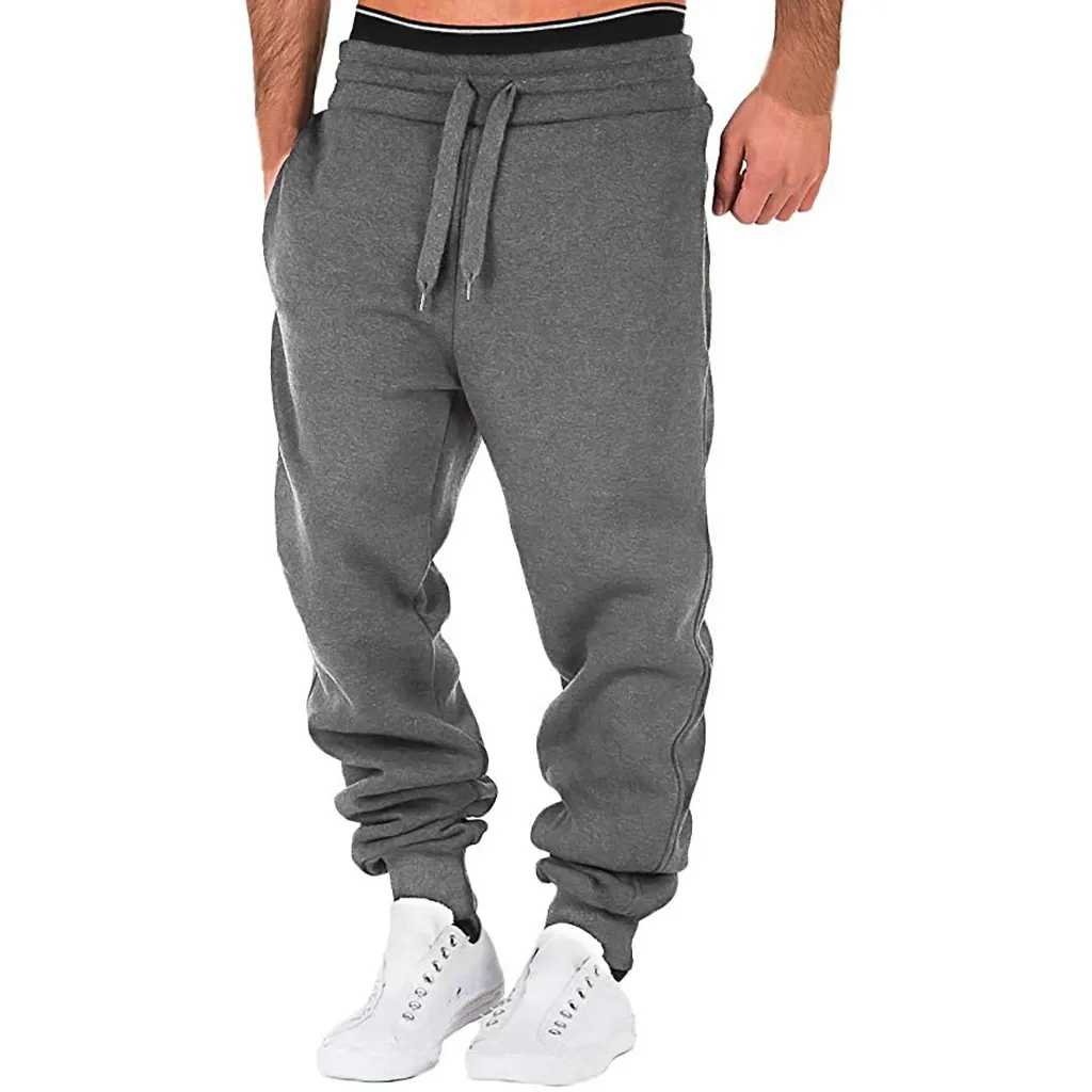 

New Men Pants Joggers Sweatpants Jogger Pants Men Casual Pants Elastic GYMS Fitness Harem Mens Pants Trousers
