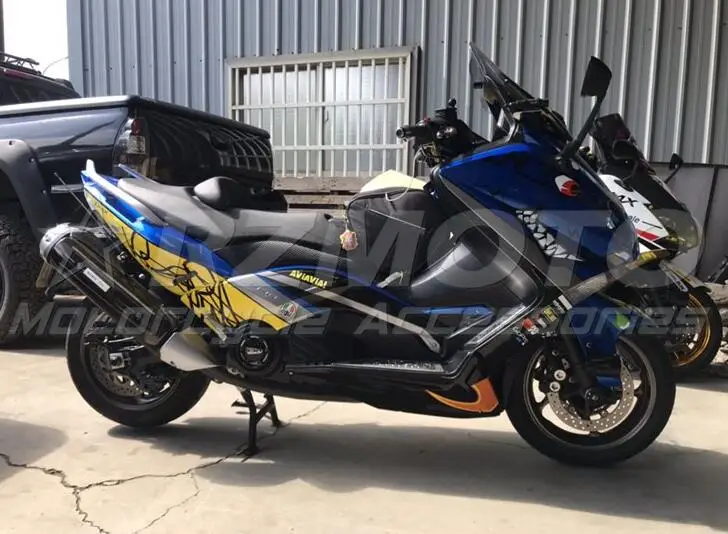 

Новый комплект обтекателей для мотоцикла YAMAHA TMAX530 Tmax 530 2012 2013 2014 12 13 14 T-MAX tmax530, без заказа, Акулья, синяя, крутая