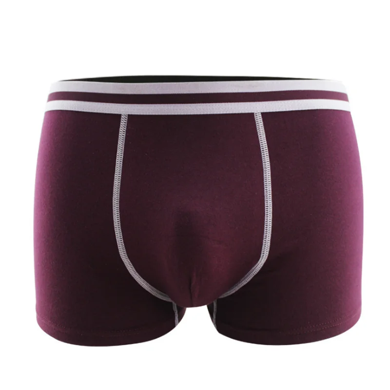 Мужские облегающие трусы из 95% хлопка удобное и здоровое нижнее белье стильные