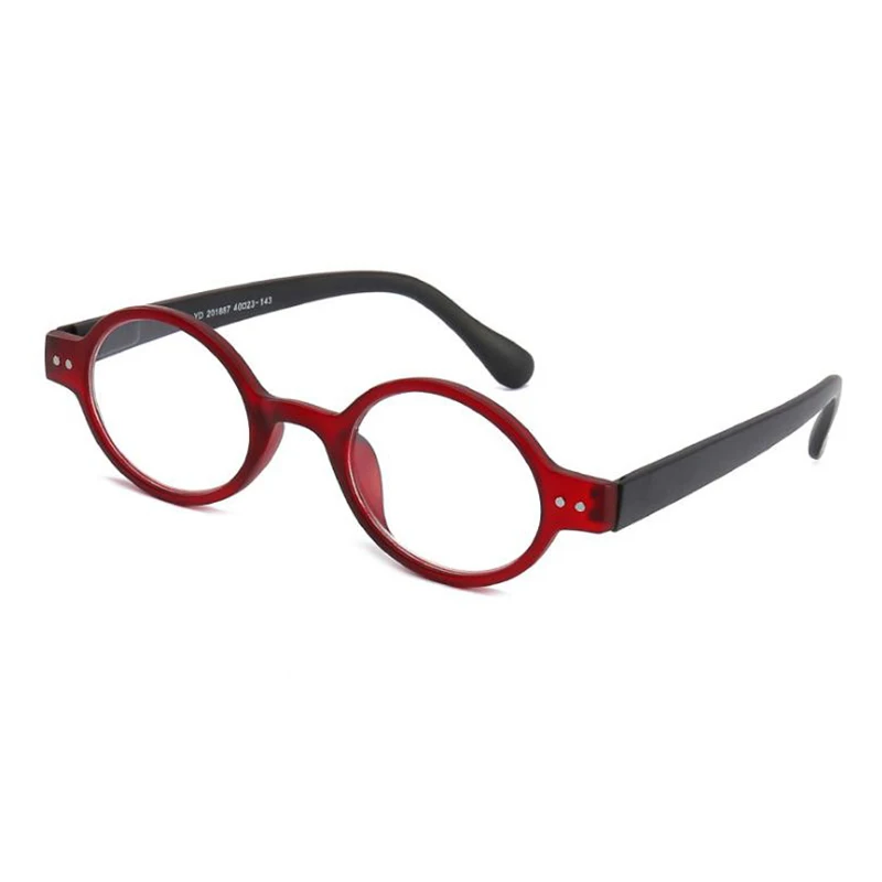 Круглые очки для чтения в стиле ретро дальнозоркости лупа с заклепками зрения + 1 0