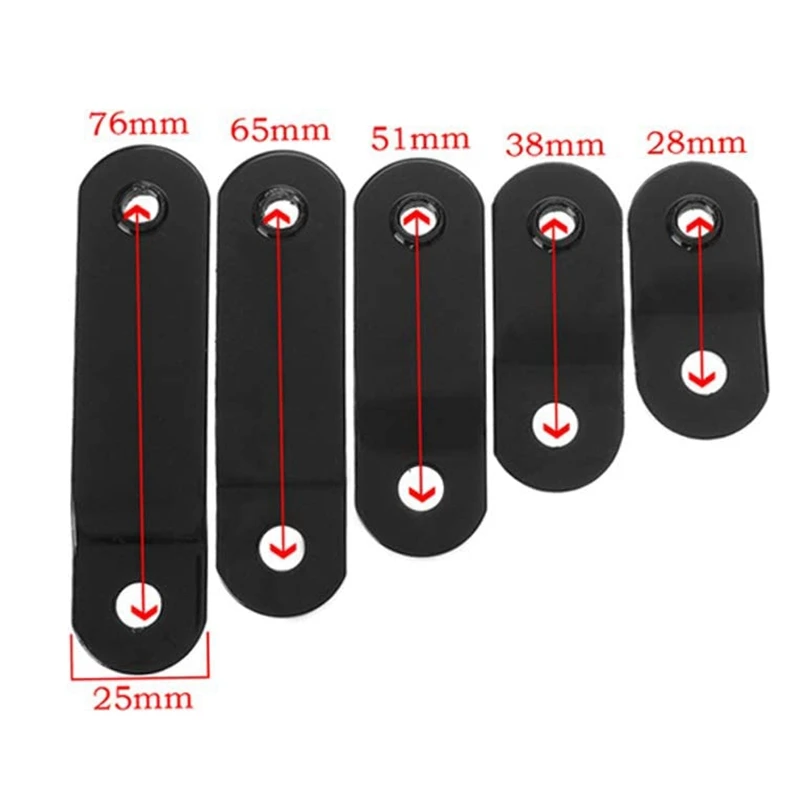 

Fuel Tank Lift Risers Kit Metal Steel for Sportster XL883/1200/48/72 - Black